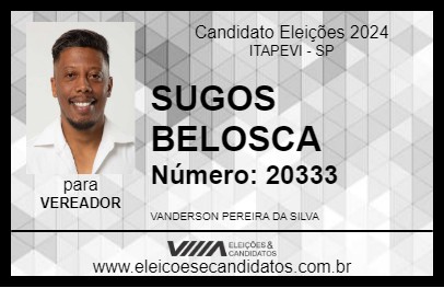 Candidato SUGOS BELOSCA 2024 - ITAPEVI - Eleições