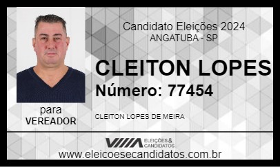 Candidato CLEITON LOPES 2024 - ANGATUBA - Eleições