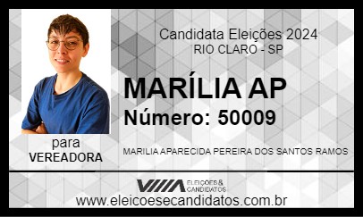 Candidato MARÍLIA AP 2024 - RIO CLARO - Eleições