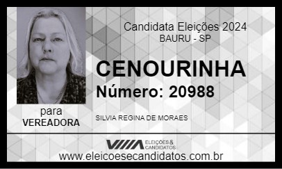 Candidato CENOURINHA 2024 - BAURU - Eleições