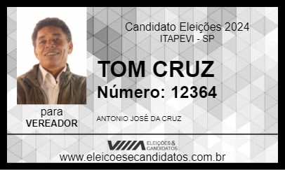 Candidato TOM CRUZ 2024 - ITAPEVI - Eleições