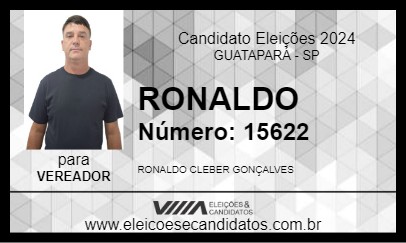 Candidato RONALDO 2024 - GUATAPARÁ - Eleições