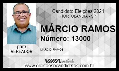 Candidato MÁRCIO RAMOS 2024 - HORTOLÂNDIA - Eleições