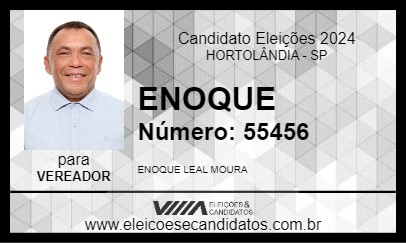 Candidato ENOQUE 2024 - HORTOLÂNDIA - Eleições