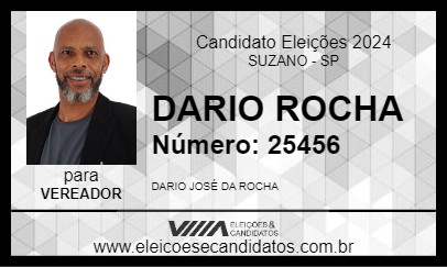 Candidato DARIO ROCHA 2024 - SUZANO - Eleições