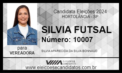 Candidato SILVIA FUTSAL 2024 - HORTOLÂNDIA - Eleições