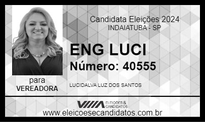 Candidato ENG LUCI 2024 - INDAIATUBA - Eleições