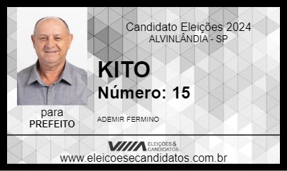 Candidato KITO 2024 - ALVINLÂNDIA - Eleições