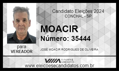 Candidato MOACIR 2024 - CONCHAL - Eleições