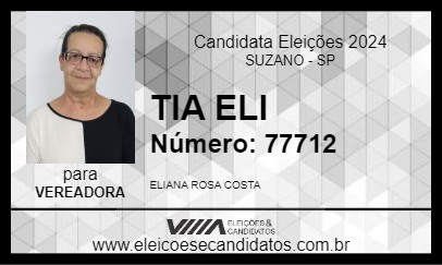 Candidato TIA ELI 2024 - SUZANO - Eleições