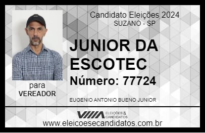 Candidato JUNIOR DA ESCOTEC 2024 - SUZANO - Eleições