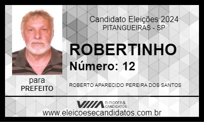 Candidato ROBERTINHO 2024 - PITANGUEIRAS - Eleições