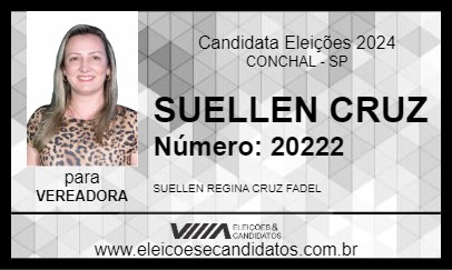 Candidato SUELLEN CRUZ 2024 - CONCHAL - Eleições