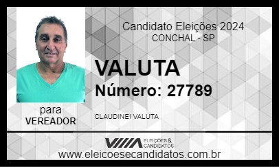 Candidato VALUTA 2024 - CONCHAL - Eleições