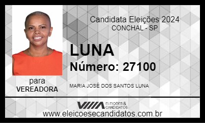 Candidato LUNA 2024 - CONCHAL - Eleições