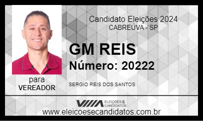 Candidato REIS 2024 - CABREÚVA - Eleições