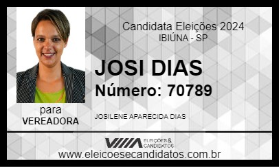 Candidato JOSI DIAS 2024 - IBIÚNA - Eleições