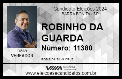 Candidato ROBINHO 2024 - BARRA BONITA - Eleições