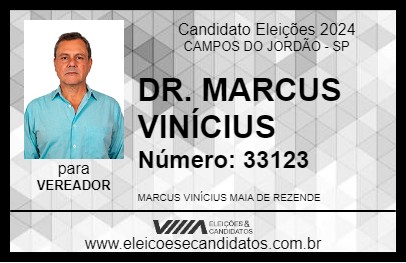 Candidato DR. MARCUS VINÍCIUS 2024 - CAMPOS DO JORDÃO - Eleições