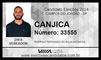 Candidato CANJICA 2024 - CAMPOS DO JORDÃO - Eleições