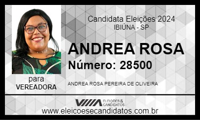 Candidato ANDREA ROSA 2024 - IBIÚNA - Eleições