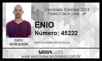 Candidato ENIO 2024 - FRANCO DA ROCHA - Eleições