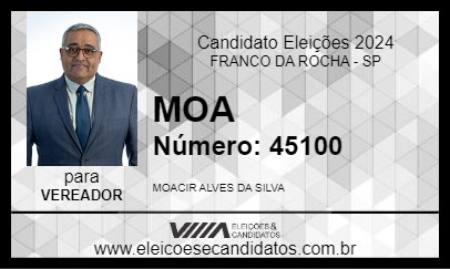 Candidato MOA 2024 - FRANCO DA ROCHA - Eleições