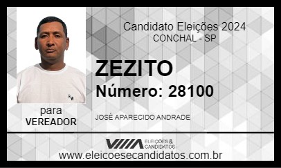 Candidato ZEZITO 2024 - CONCHAL - Eleições