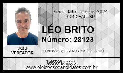 Candidato LÉO BRITO 2024 - CONCHAL - Eleições