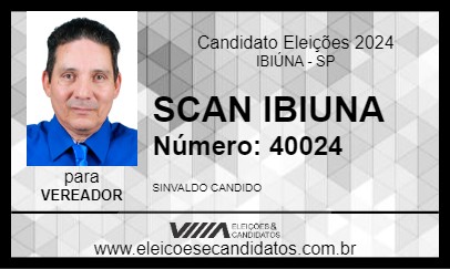 Candidato SCAN IBIUNA 2024 - IBIÚNA - Eleições