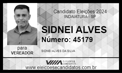 Candidato SIDNEI ALVES 2024 - INDAIATUBA - Eleições