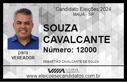 Candidato SOUZA CAVALCANTE 2024 - MAUÁ - Eleições