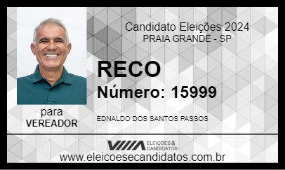 Candidato RECO 2024 - PRAIA GRANDE - Eleições