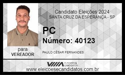 Candidato PC 2024 - SANTA CRUZ DA ESPERANÇA - Eleições