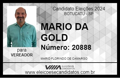 Candidato MARIO DA GOLD 2024 - BOTUCATU - Eleições