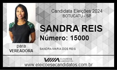 Candidato SANDRA REIS 2024 - BOTUCATU - Eleições