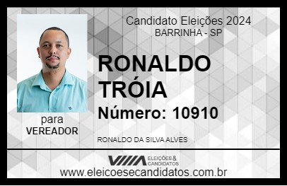 Candidato RONALDO TRÓIA 2024 - BARRINHA - Eleições