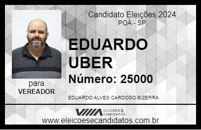 Candidato EDUARDO UBER 2024 - POÁ - Eleições