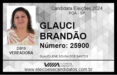 Candidato GLAUCI BRANDÃO 2024 - POÁ - Eleições