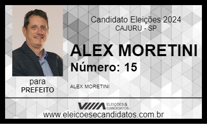 Candidato ALEX MORETINI 2024 - CAJURU - Eleições