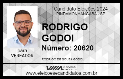 Candidato RODRIGO GODOI 2024 - PINDAMONHANGABA - Eleições