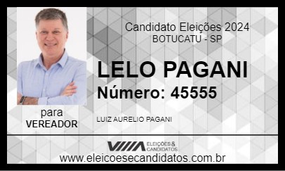 Candidato LELO PAGANI 2024 - BOTUCATU - Eleições