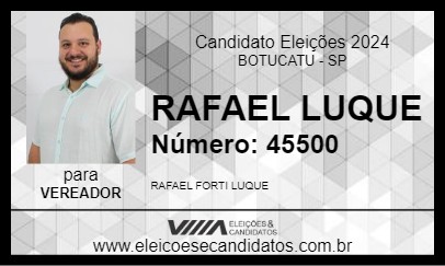 Candidato RAFAEL LUQUE 2024 - BOTUCATU - Eleições