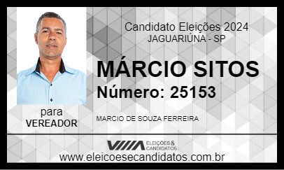 Candidato MÁRCIO SITOS 2024 - JAGUARIÚNA - Eleições