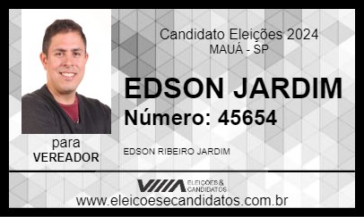 Candidato EDSON JARDIM 2024 - MAUÁ - Eleições