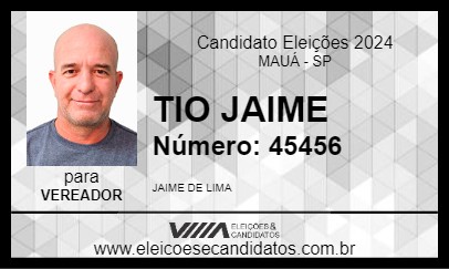 Candidato TIO JAIME 2024 - MAUÁ - Eleições