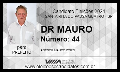 Candidato DR MAURO 2024 - SANTA RITA DO PASSA QUATRO - Eleições