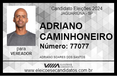 Candidato ADRIANO CAMINHONEIRO 2024 - JAGUARIÚNA - Eleições