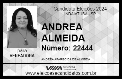 Candidato ANDREA ALMEIDA 2024 - INDAIATUBA - Eleições