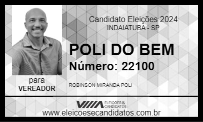 Candidato POLI DO BEM 2024 - INDAIATUBA - Eleições